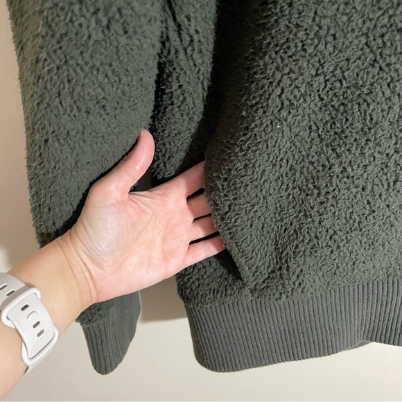 Athleta Talus Sherpa Half Zip Pullover Sweatshirt - Picture 4 of 7